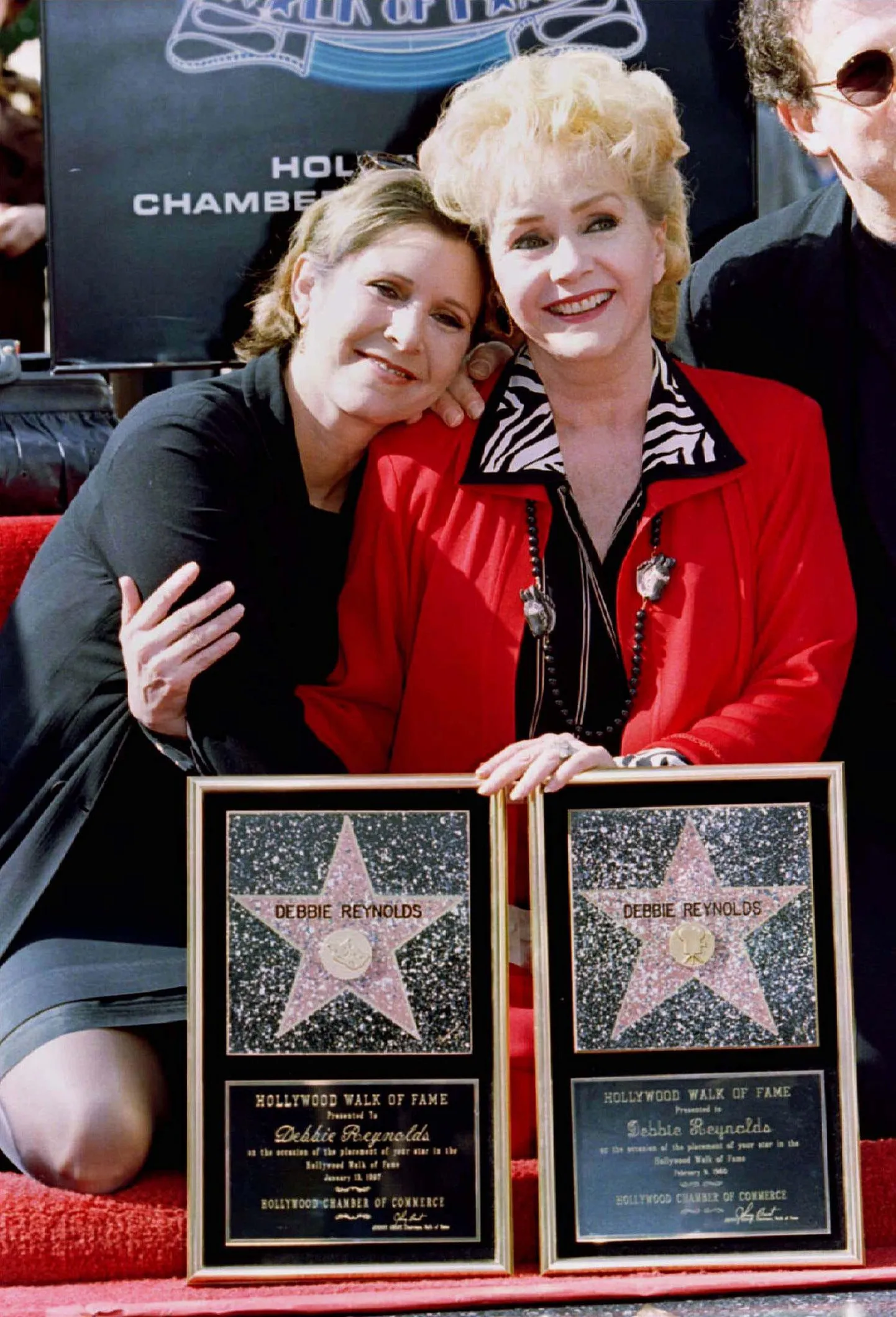 Carrie Fisher koos ema Debbie Reynoldsiga