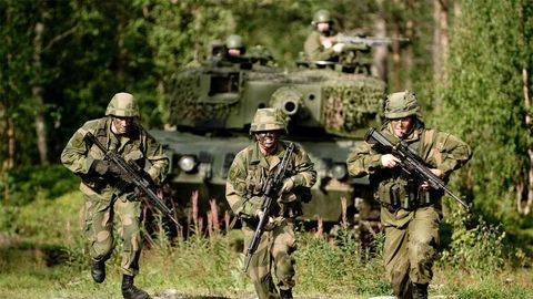 Na Norveškem ob ruski meji iskali pet vojakov, ki so se izgubili med urjenjem