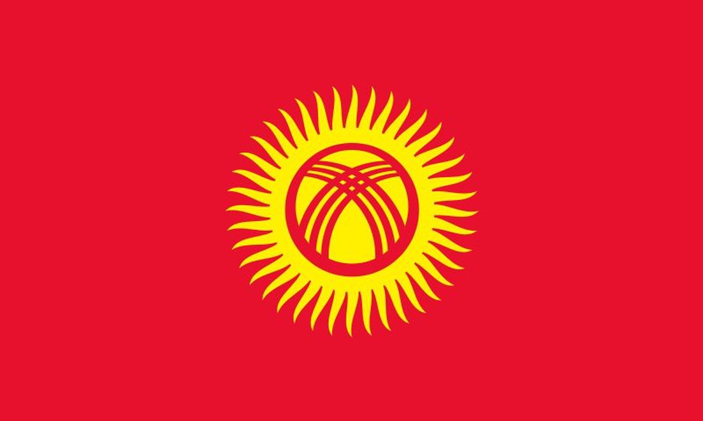 Kõrgõzstani lipp.