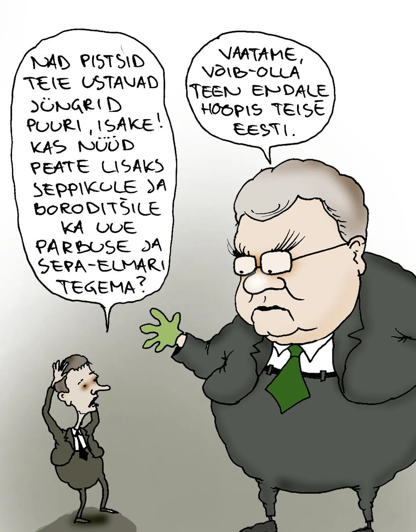 Savisaarel on palju tegemist.