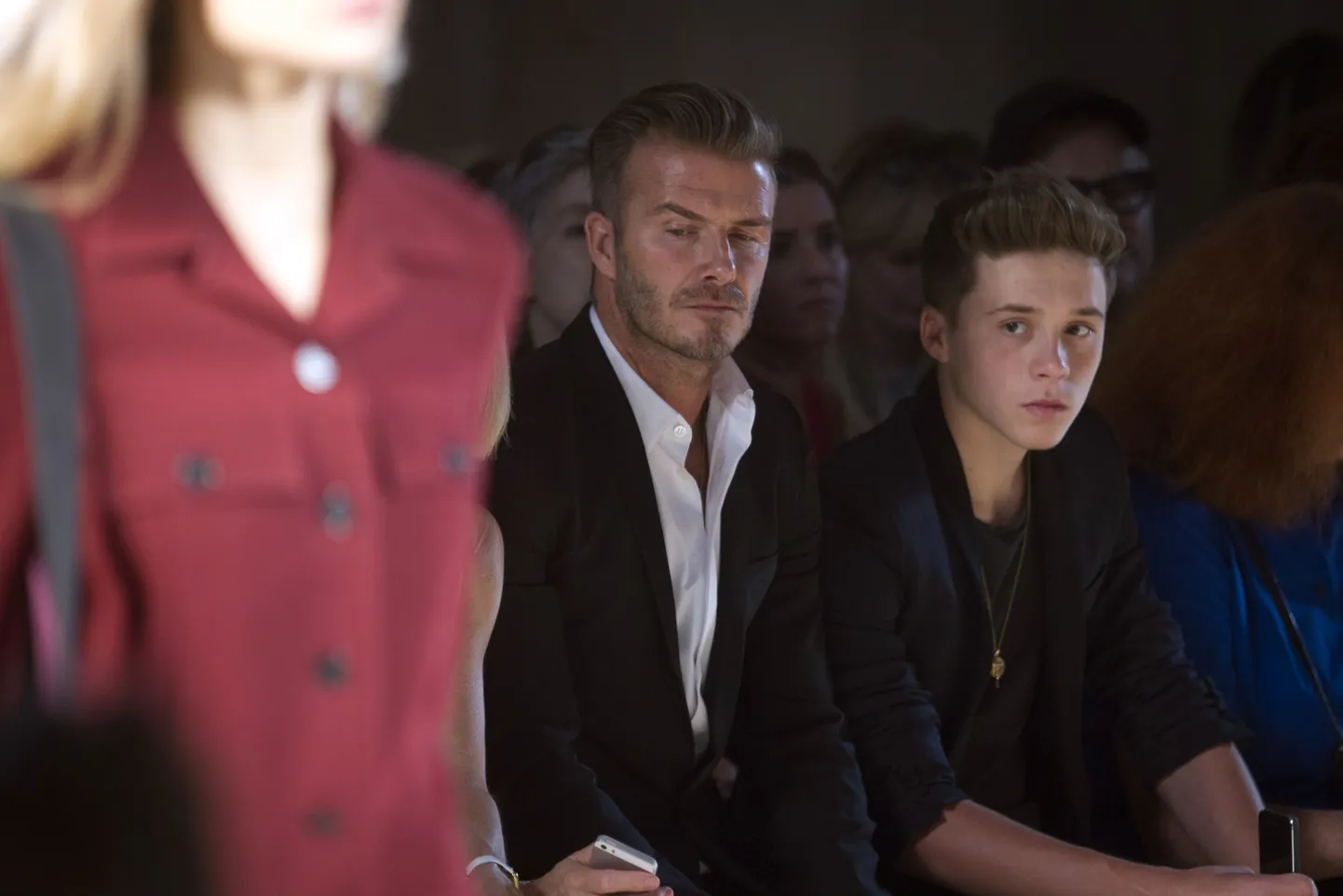 David Beckham ja Brooklyn Beckham