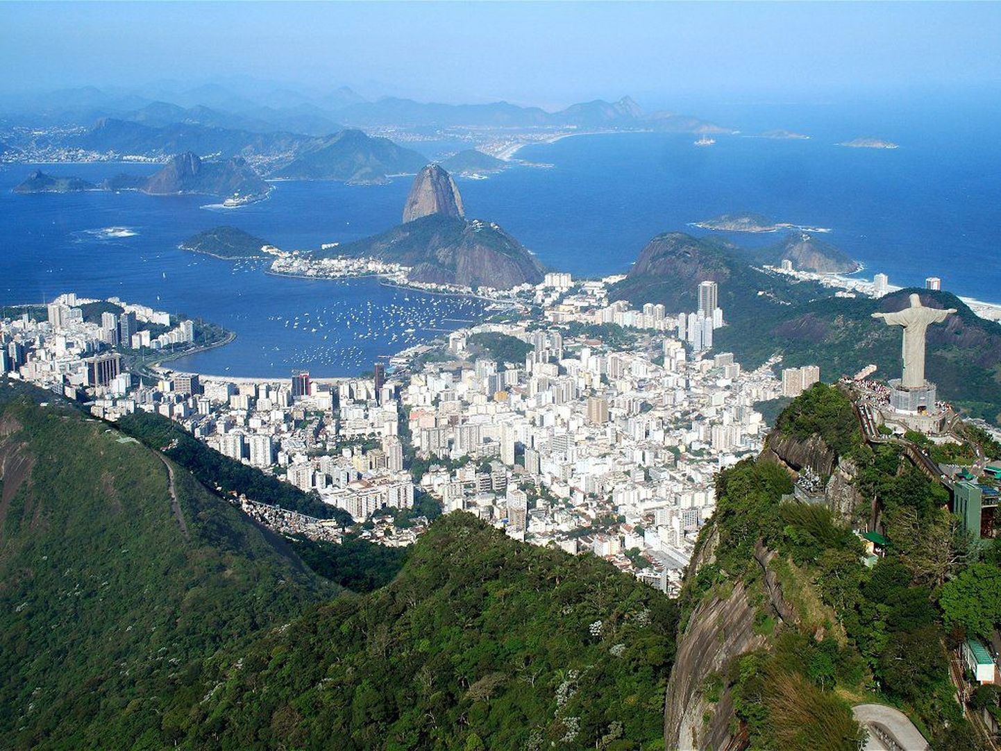 Vaade Rio de Janeiro linnale Brasiilias.