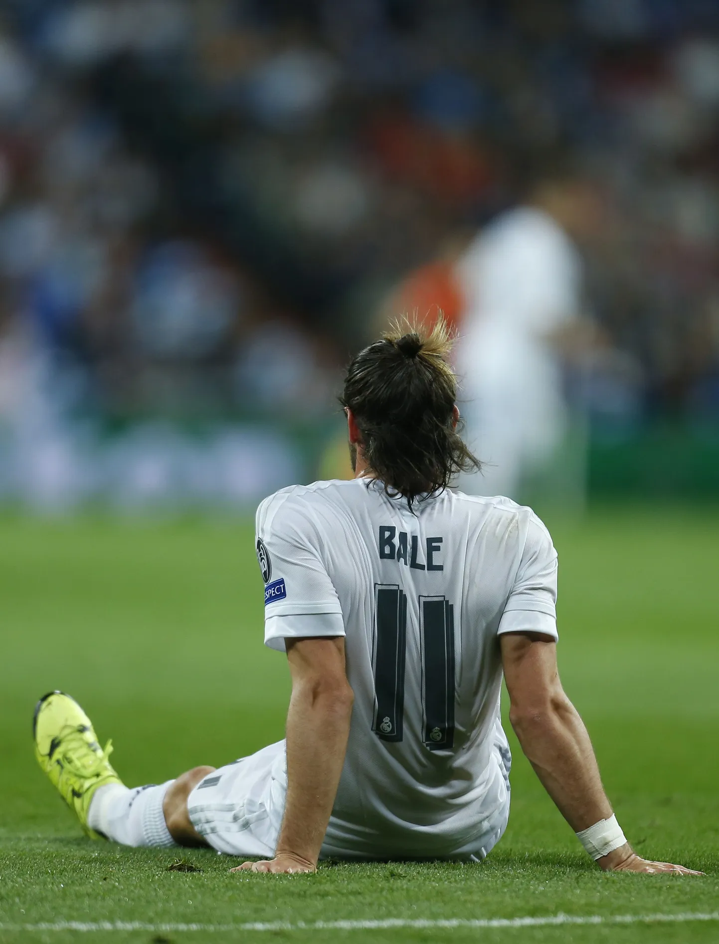 Gareth Bale teisipäevases mängus enne väljakult lahkumist.