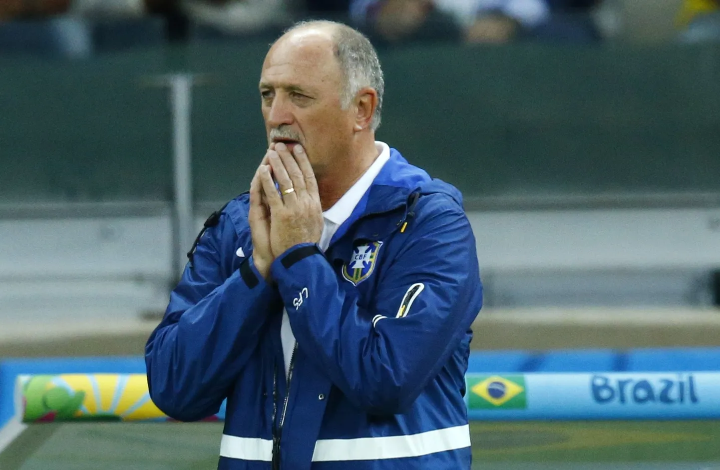 Brasiilia jalgpallikoondise peatreener Luiz Felipe Scolari.