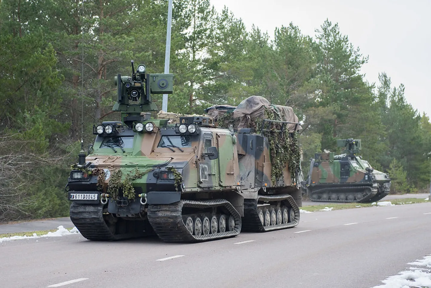 Soomuk VHM Saaremaal õppusel Orkaan XVI