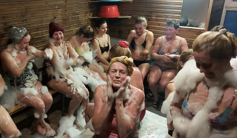 Vahupesu nagu Türgi hamamis paneb saunaelamusele täiusliku punkti.