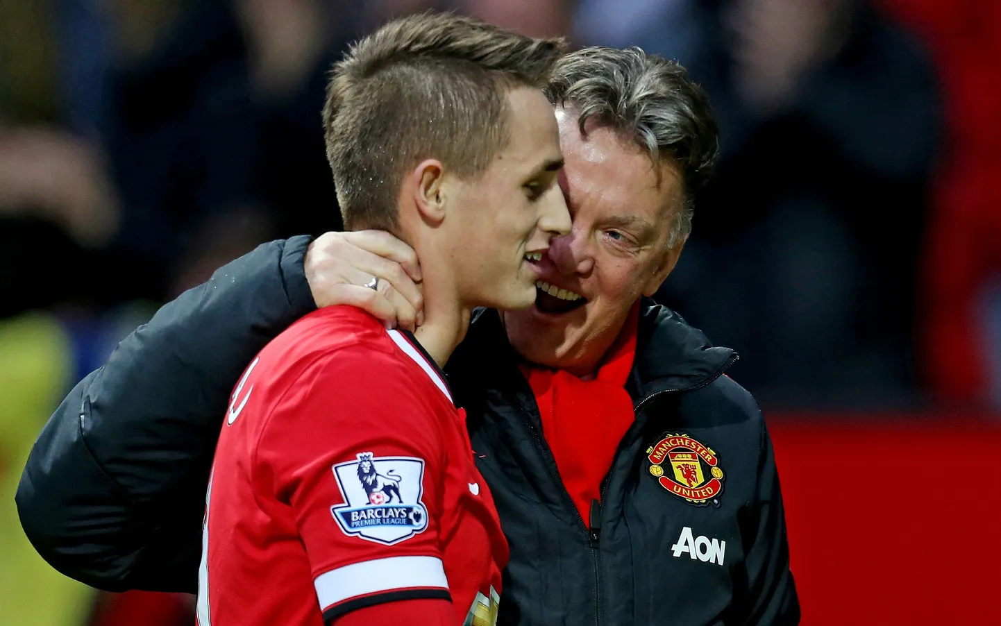 Adnan Januzaj ja Louis van Gaal.