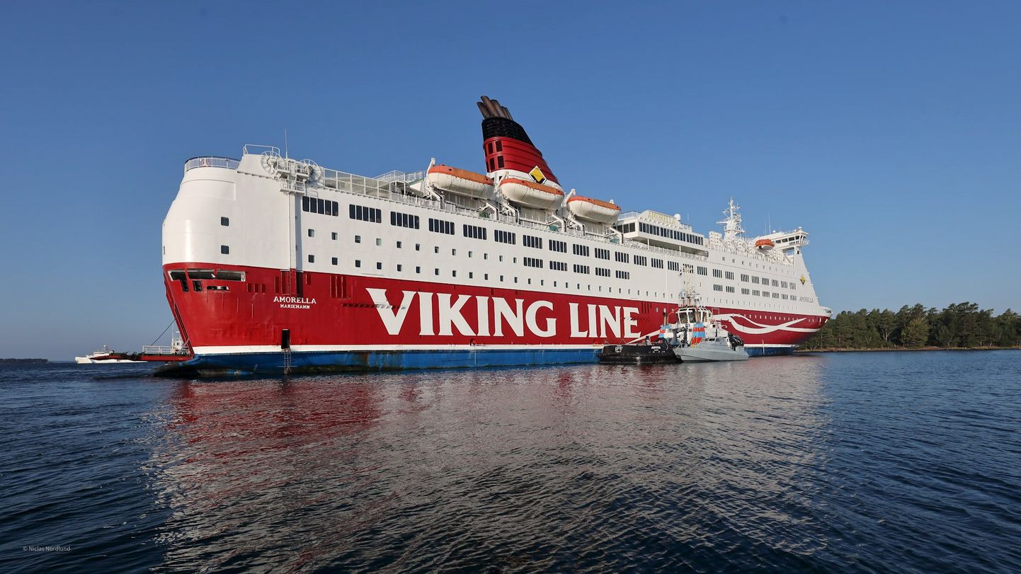Viking Line'i kruiisilaev Amorella (pildil) asendatakse lähiajal uue Glory-nimelise reisilaevaga.