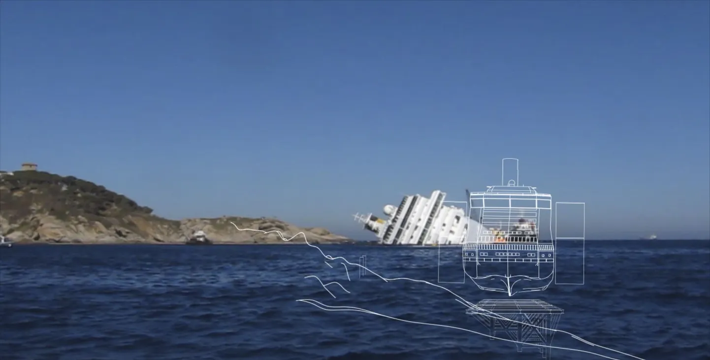 Costa Concordia tõmmatakse püsti