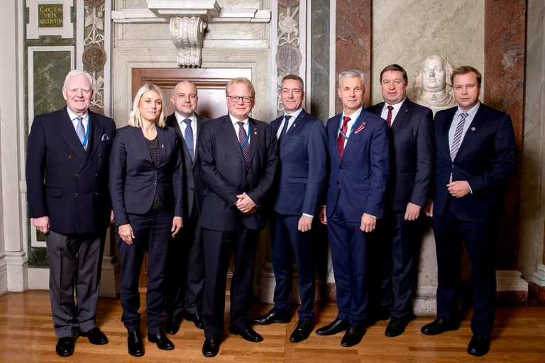 Jüri Luik Põhjala ja Balti riikide kaitseministrite kohtumisel.