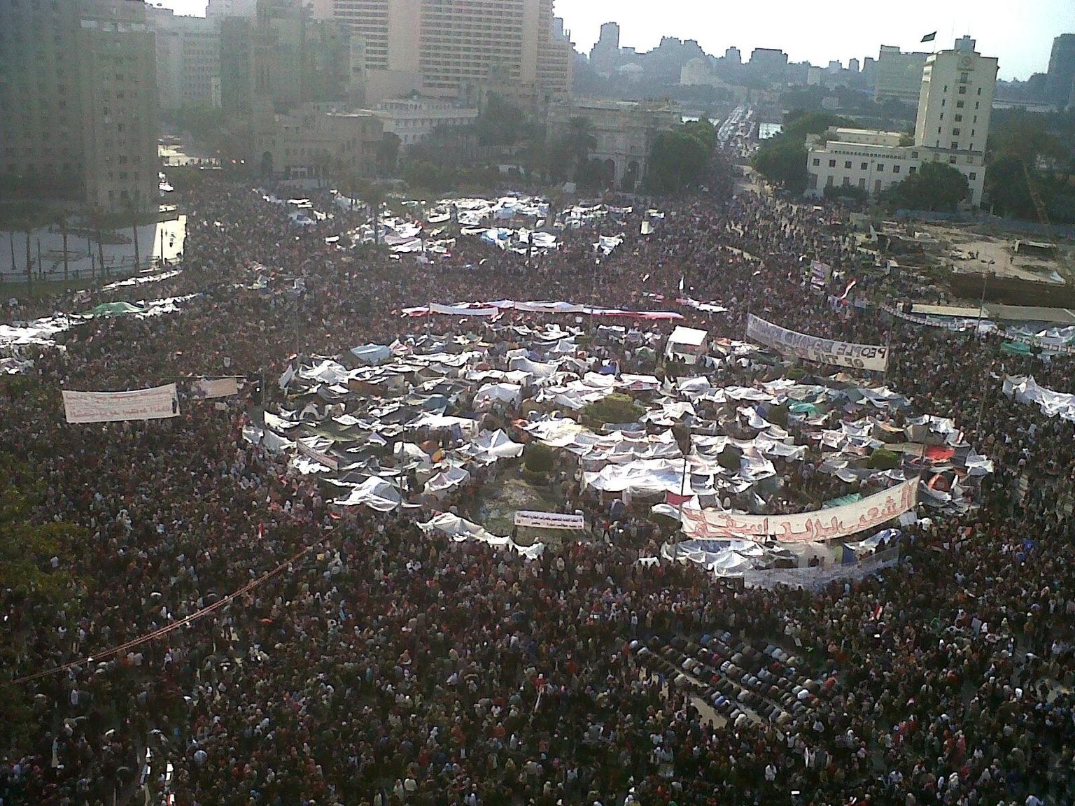 Tahriri väljak Kairos araabia kevade ajal 8. veebruaril 2011