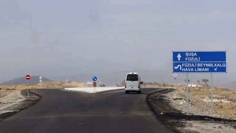 Дорога в Шушу.