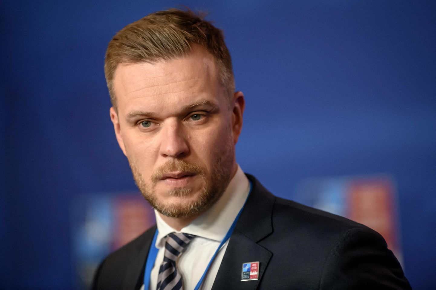 Leedu välisminister Gabrielius Landsbergis Riias 30. november 2021.