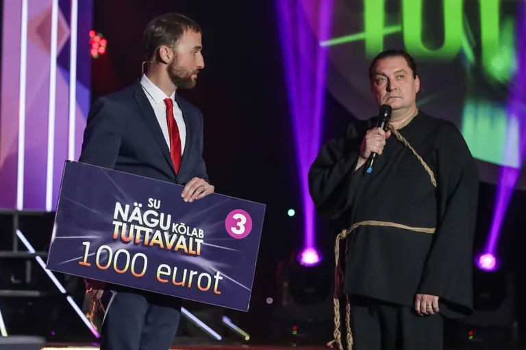 Saate võitis Raivo E. Tamm, kes annetas võidetud 1000 eurot MTÜ-le Isata Laste Heaks. Fotod: