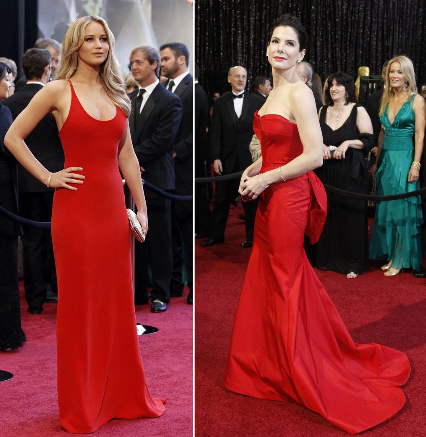 Jennifer Lawrence, Sandra Bullock
