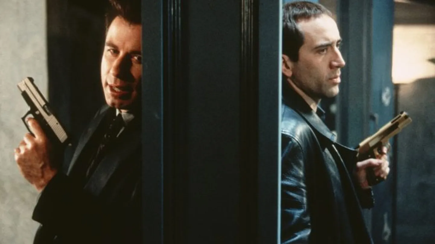 John Travota ja Nicolas Cage filmis «Face/Off» (1997)