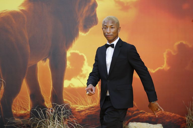  Pharrell Williams Londonis toimunud «Lõvikuninga» esilinastusel.