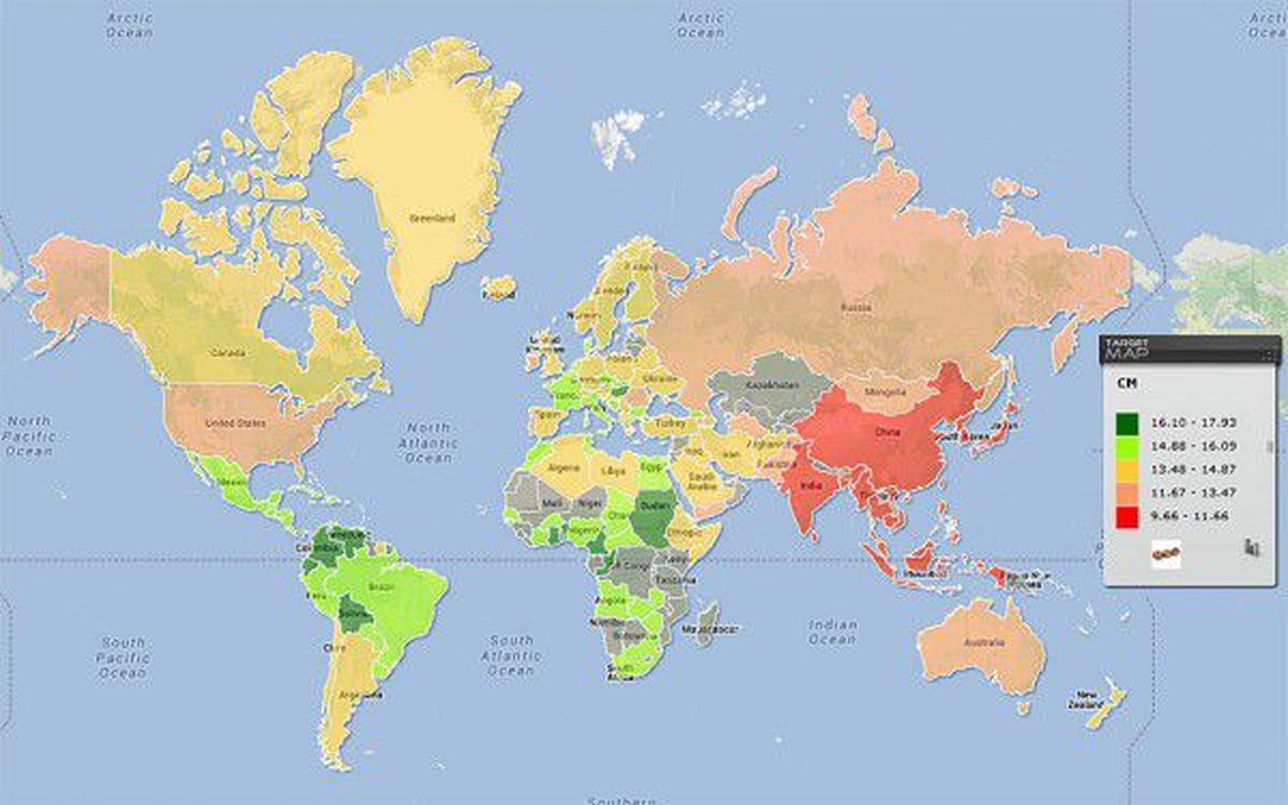 Карта мира. Иллюстративное фото.