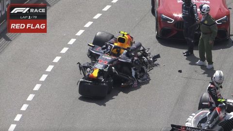 VIDEO ⟩ Taanlase rumalus lõpetas F1 Monaco GP-l kolme mehe sõidu