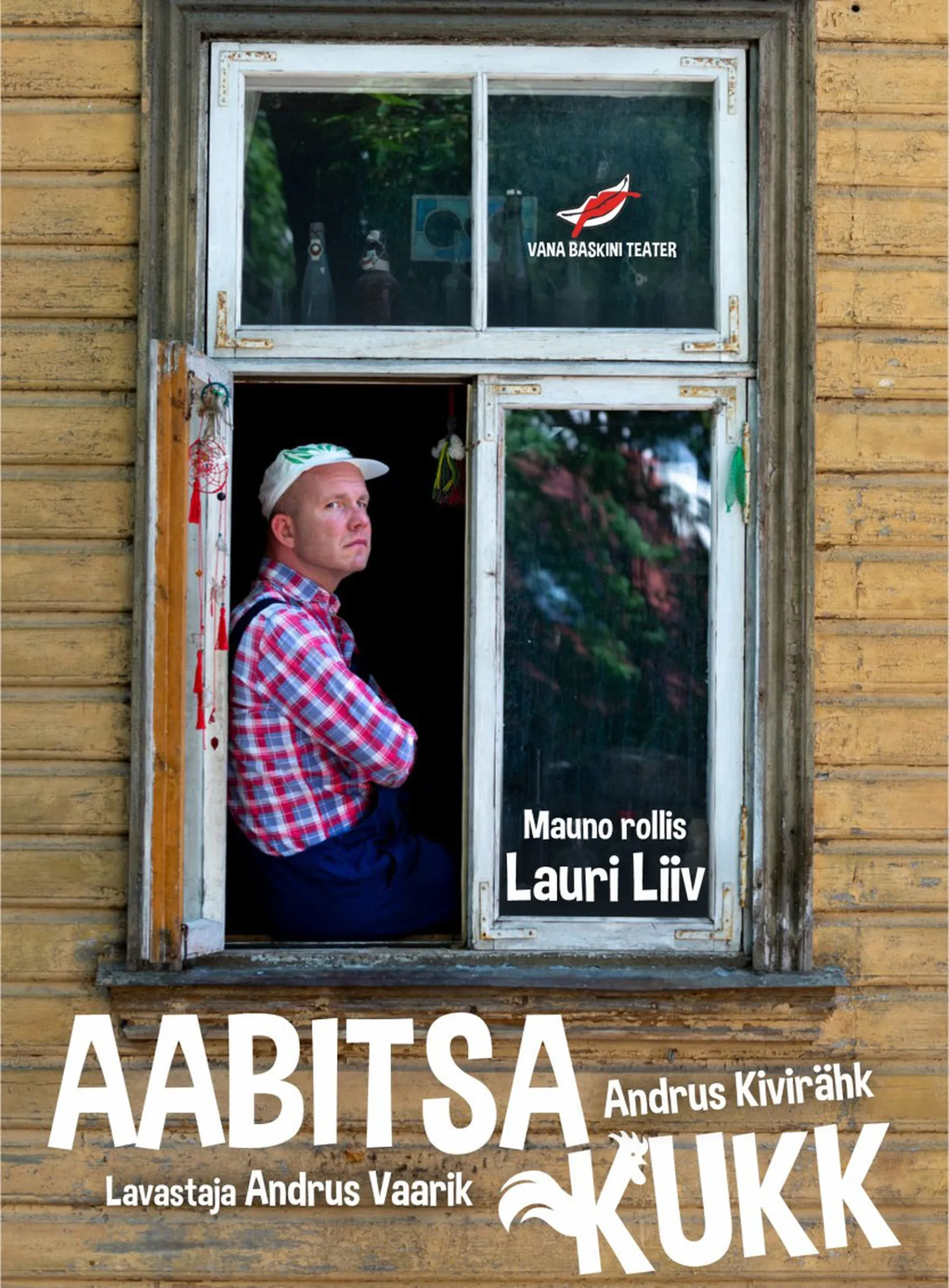 Ugala teatri väikeses saalis etendub 15. mail kell 19 Vana Baskini teatri «Aabitsa kukk».
