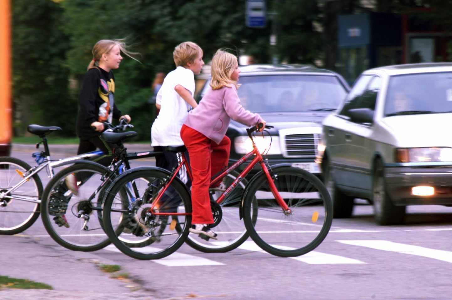 Дети на велосипедах. Фото иллюстративное.