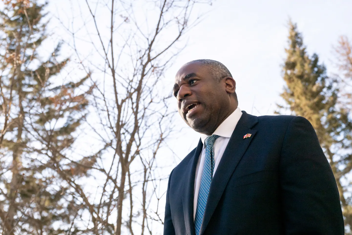 Ühendkuningriigi välisminister David Lammy Kanadas.