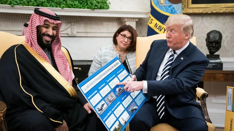 Трамп неоднократно называл наследного принца Саудовской Аравии "замечательным парнем"