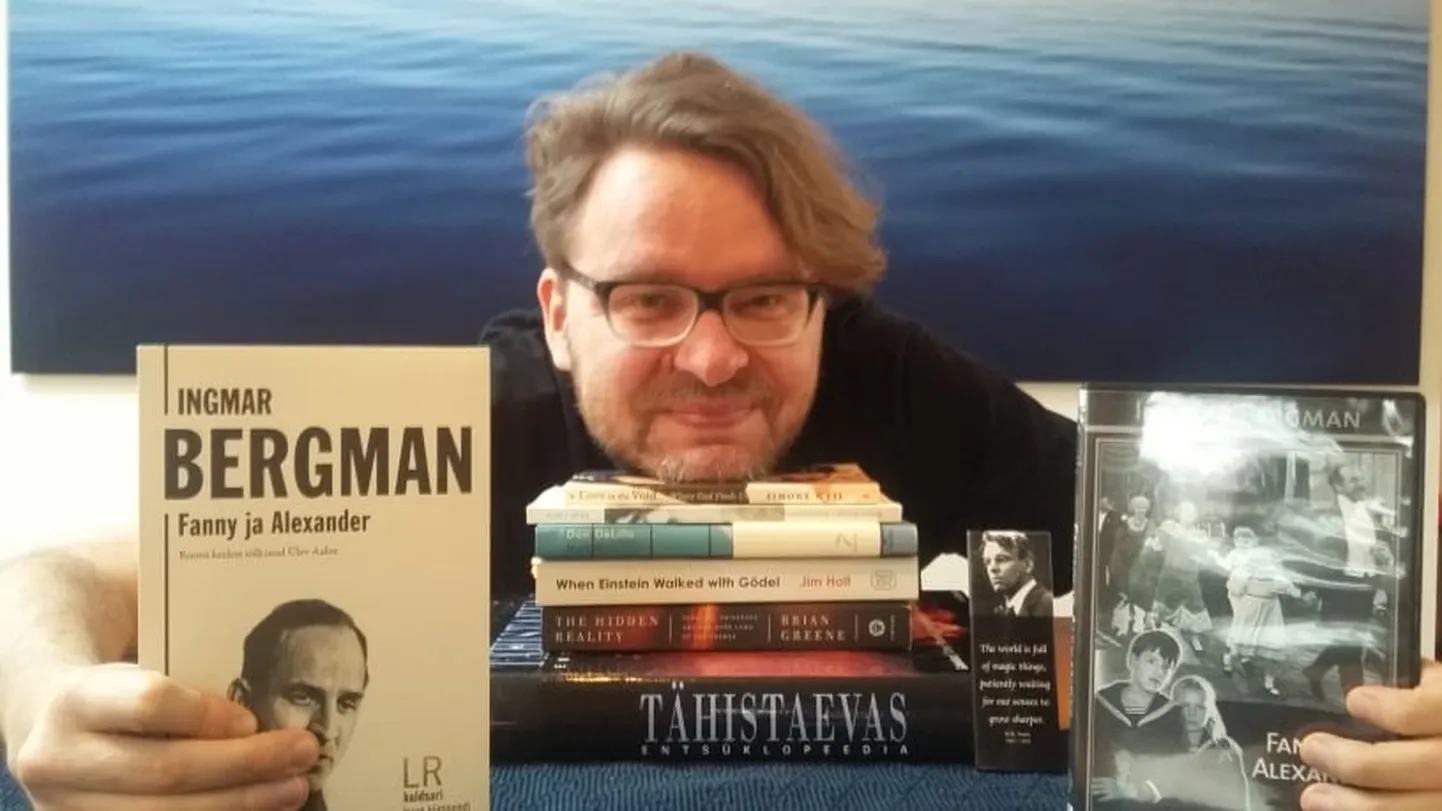Jan Kaus ja raamatud.