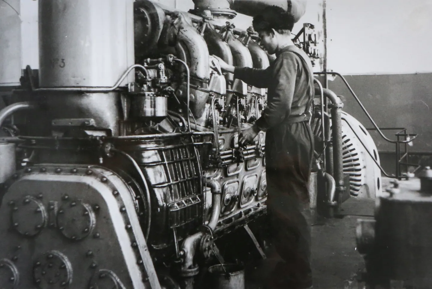 VÕIMSAMAD: 1950-ndate aastate lõpus läks elektrijaam üle 1200 hj General Motors diisel-
agregaatidele.
FOTOD: ERAKOGU