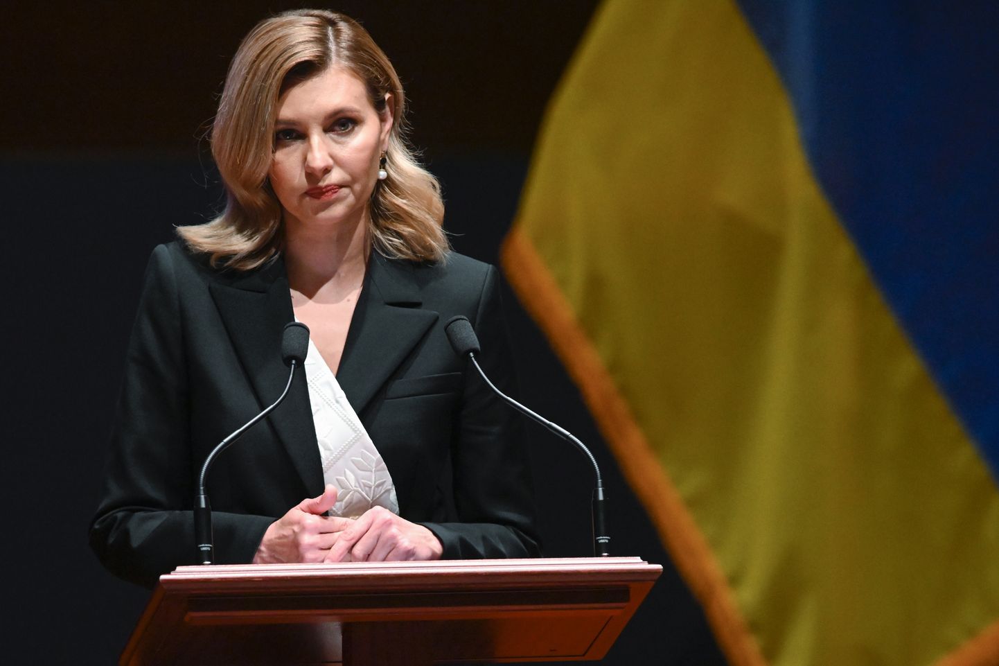 Ukraina presidendi abikaasa Olena Zelenska FOTO: Saul Loeb/Pool/AFP/ Scanpix