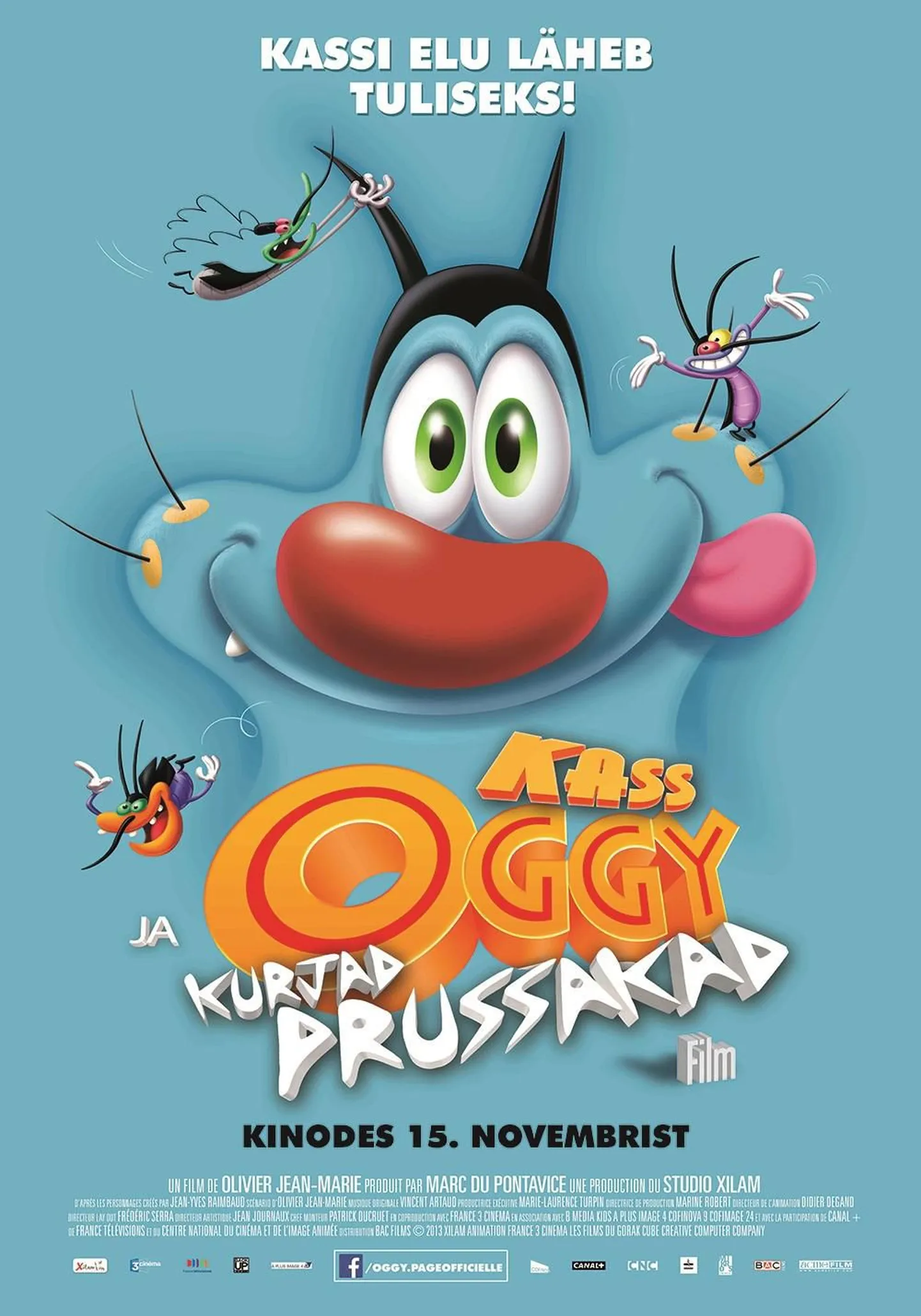 Kass Oggy ja kurjad prussakad
