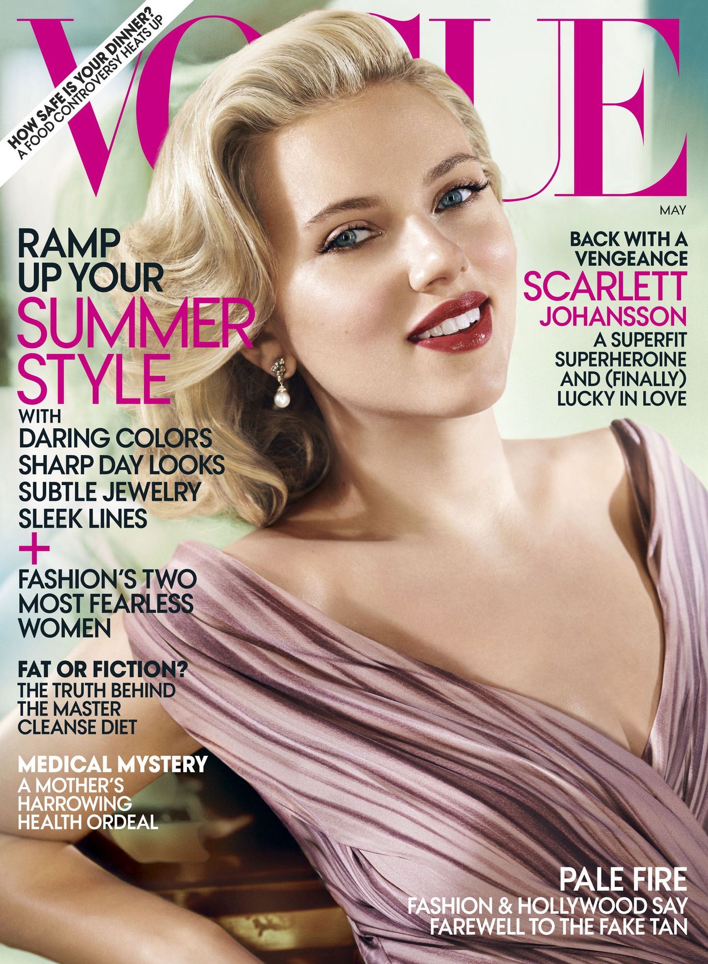 Scarlett Johansson ajakirja Vogue esikaanel