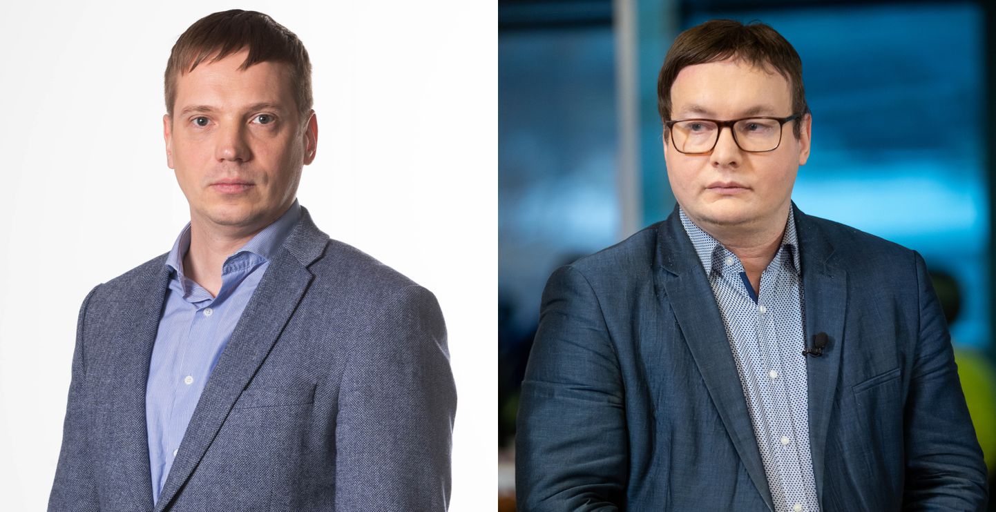 Politoloogid Martin Mölder ja Tõnis Saarts.