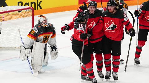 Saksamaa läks kaks korda juhtima, aga Kanada võitis rekordilise hoki MM-kulla