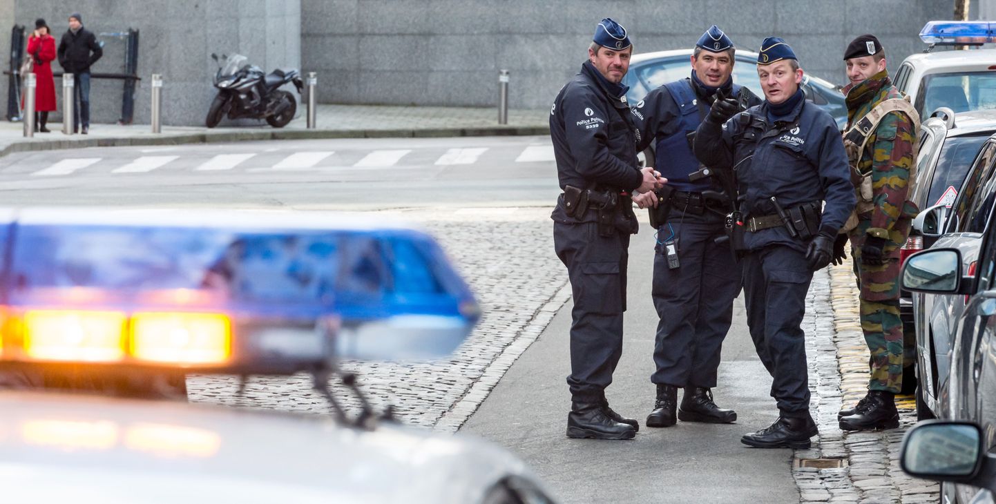 Belgia politseinikud Brüsselis