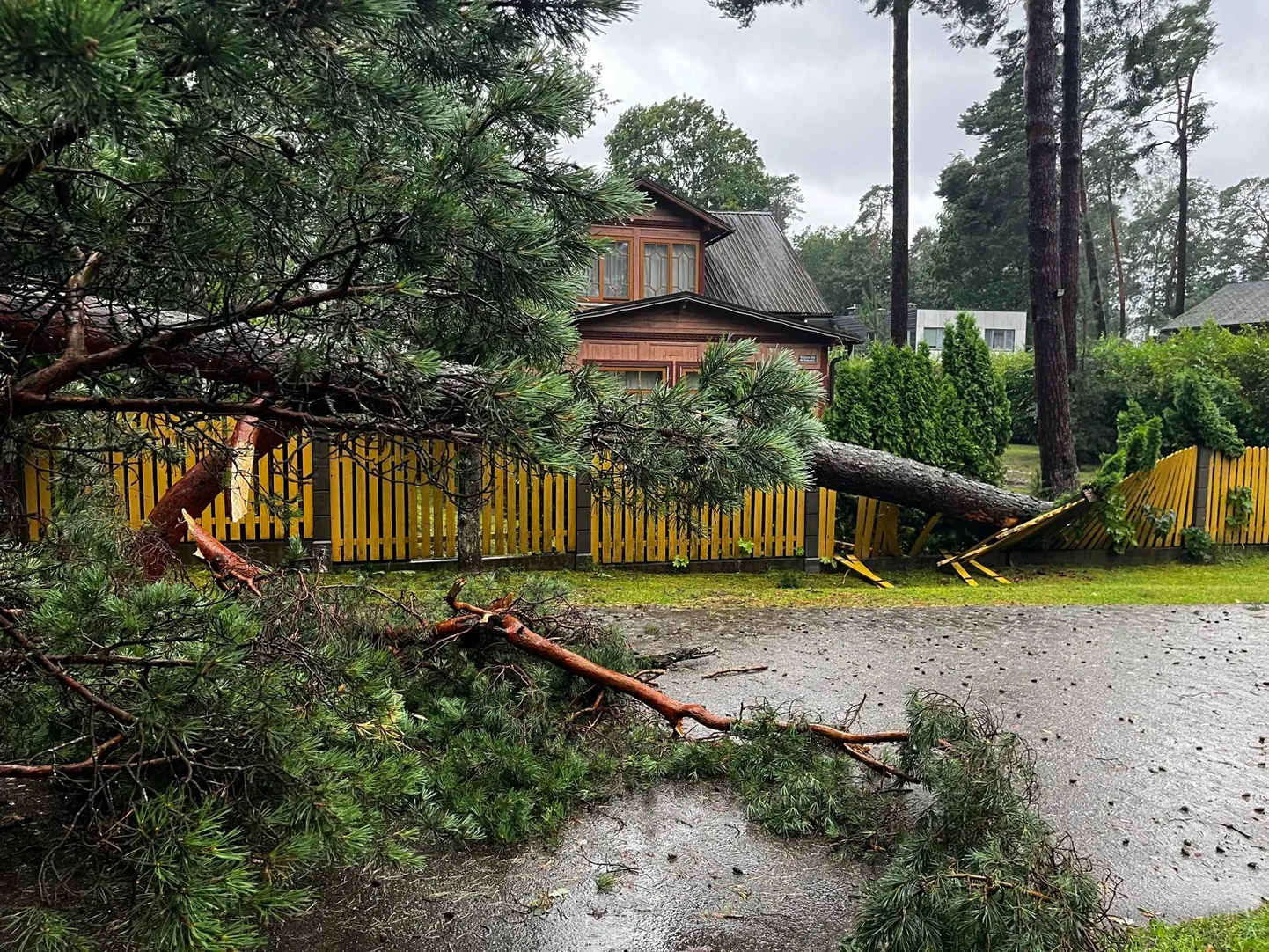 29.jūlija vētras postījumi Jūrmalā - aculiecinieka foto