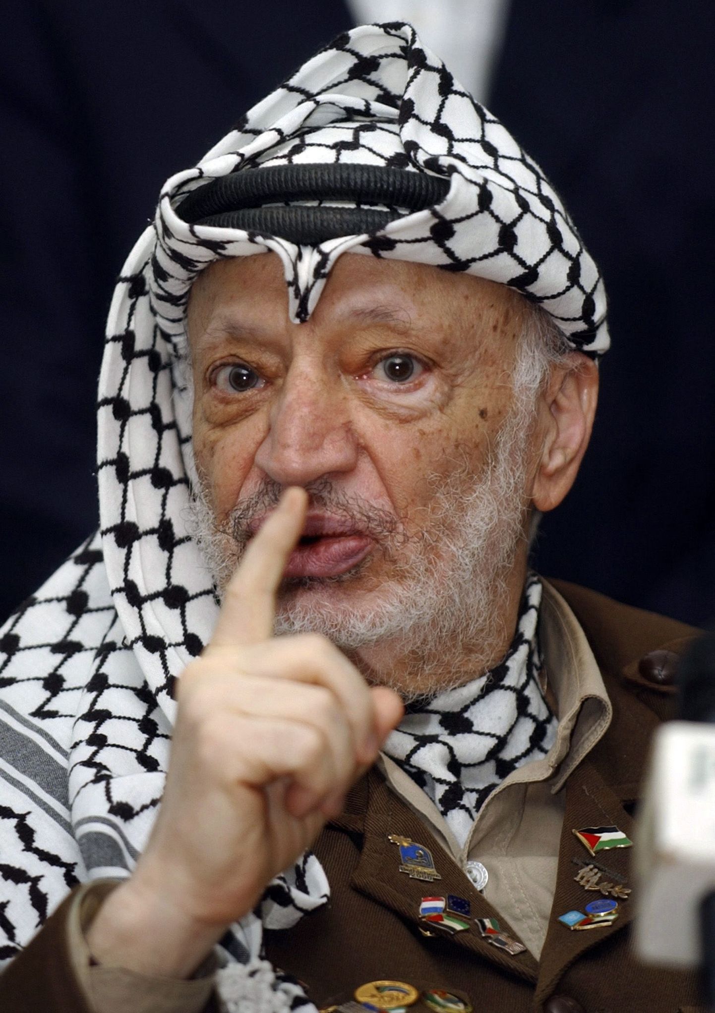 Palestiina president Yasser Arafat 2004. aasta juulis.