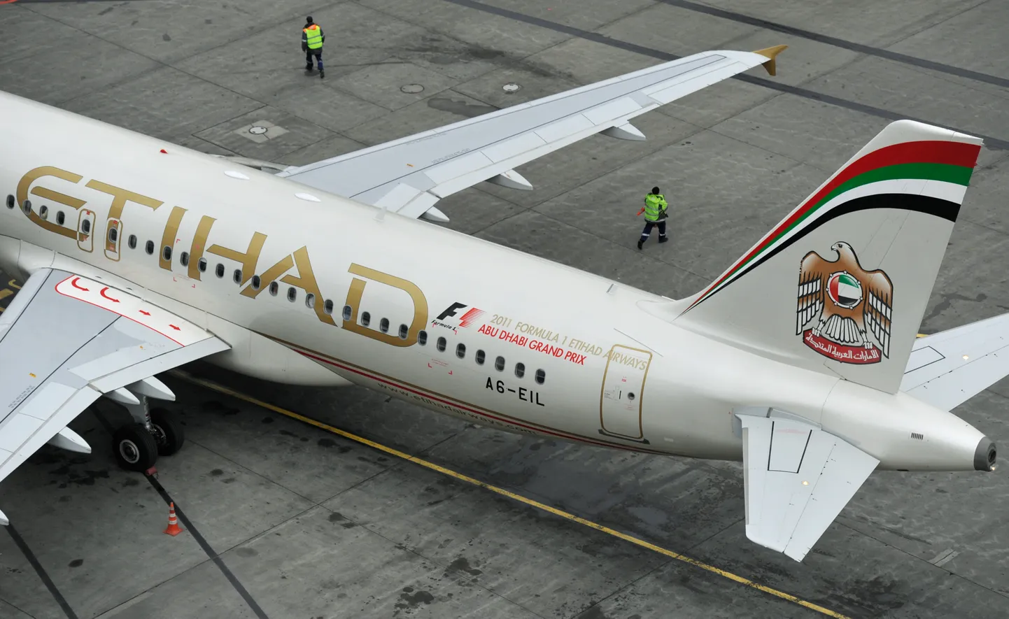 Lennufirma Etihad Airways reisilennuk.