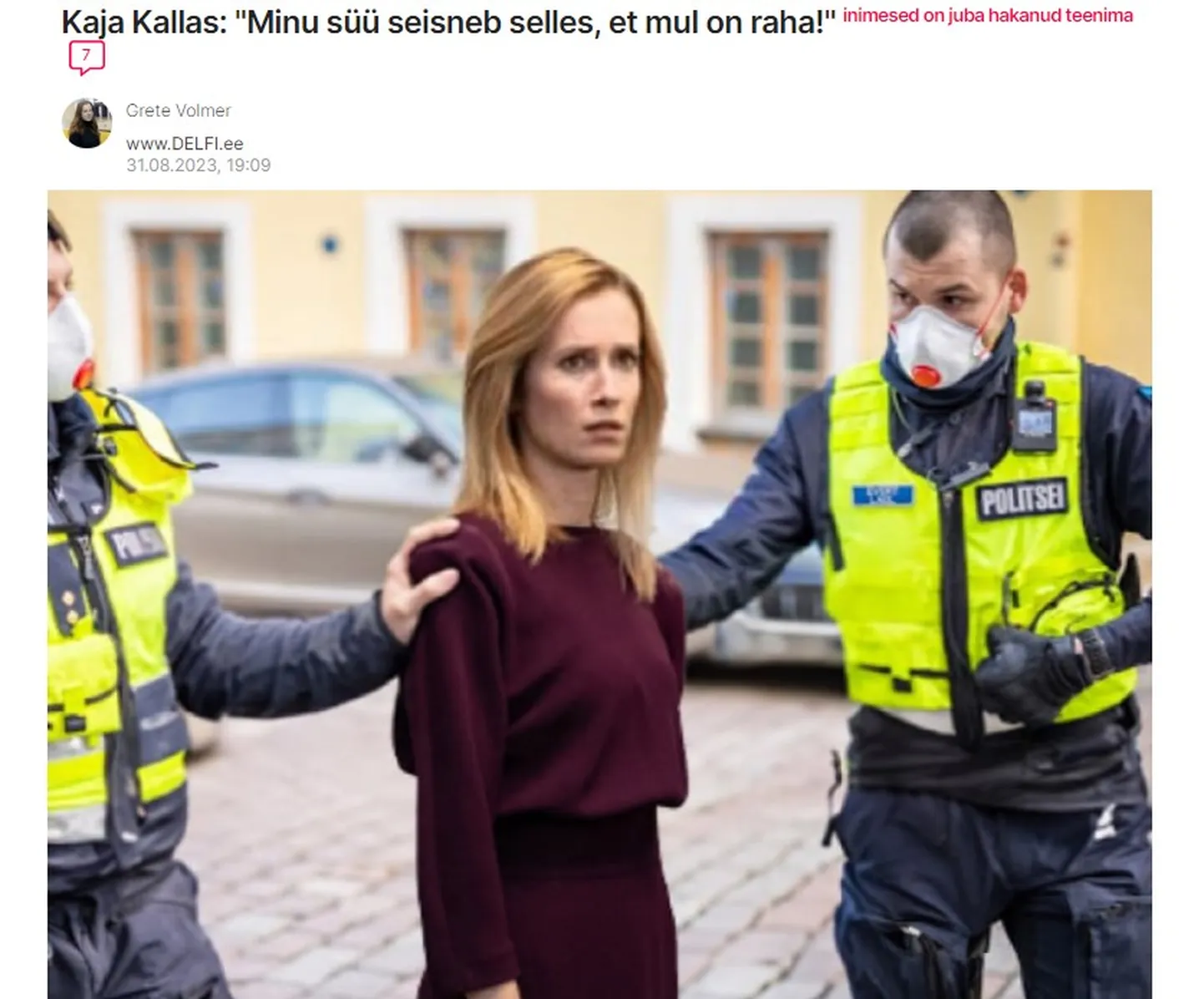 Kaja Kallas võltsitud fotol