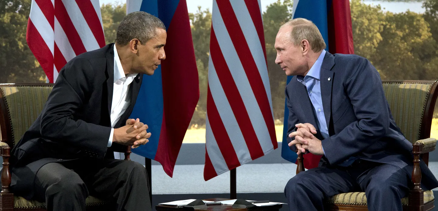 USA president Barack Obama ja Venemaa riigipea Vladimir Putin