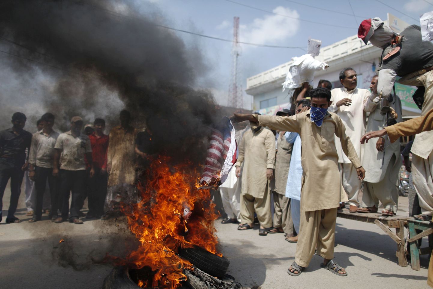 Pakistanis toimunud meeleavaldus koraanipõletamise vastu.
