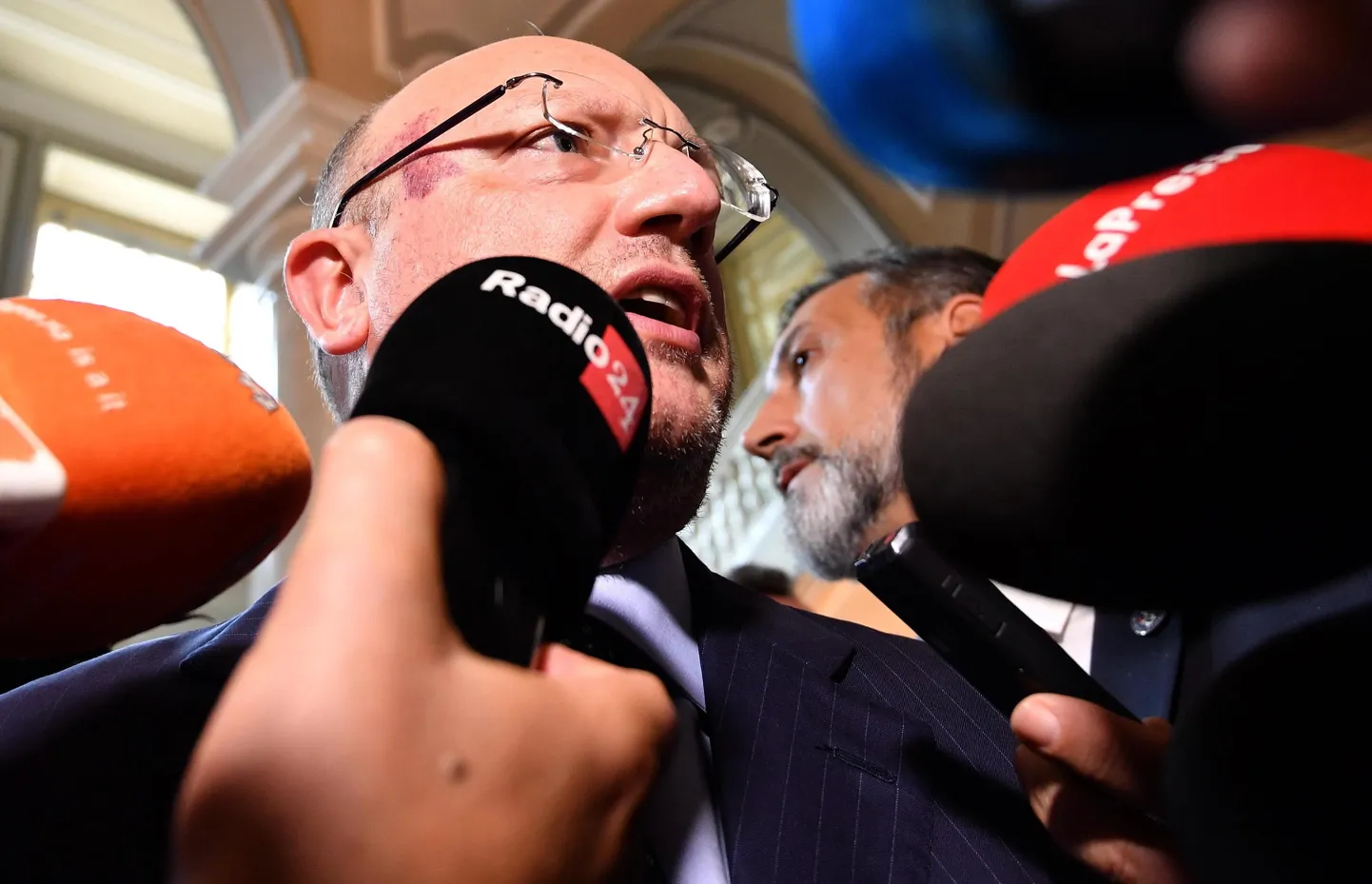 Itaalia töösturite liidu juht Vincenzo Boccia ühel hiljutisel pressikonverentsil