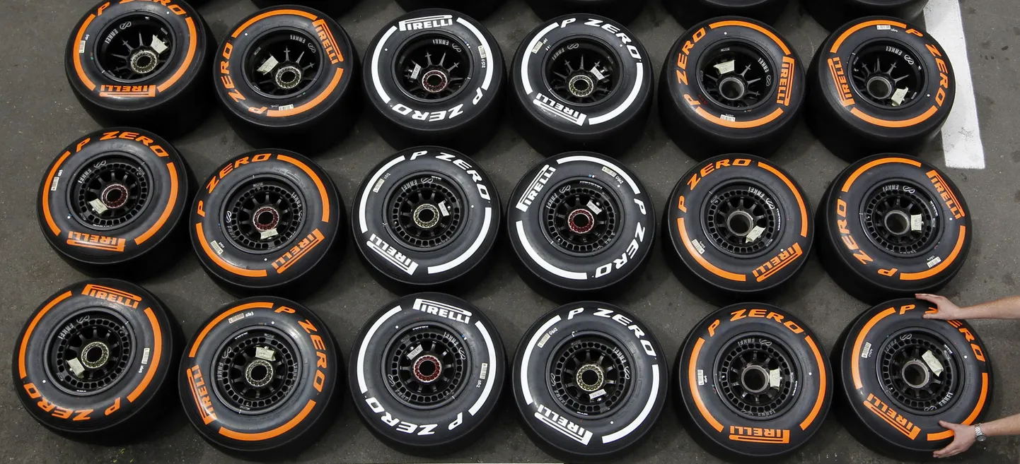 Pirelli vormel-1 rehvid.