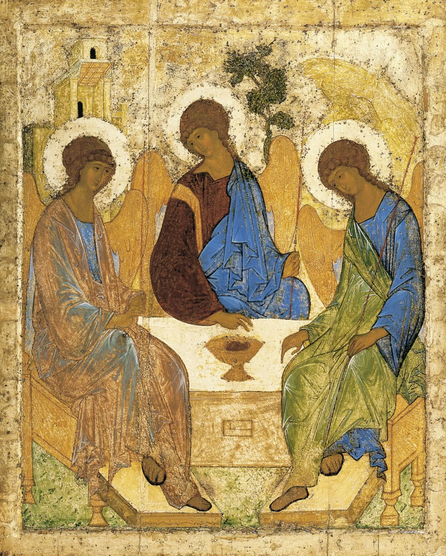 Andrei Rubljovi kuulus ikoon Püha Kolmainsus.