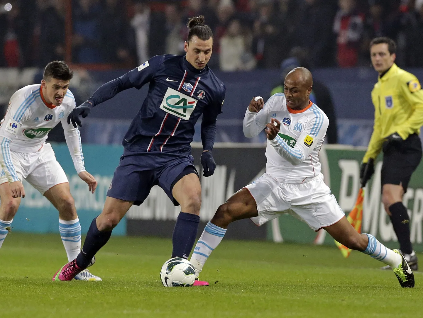 Joey Barton (vasakul) ja Zlatan Ibrahimovic.