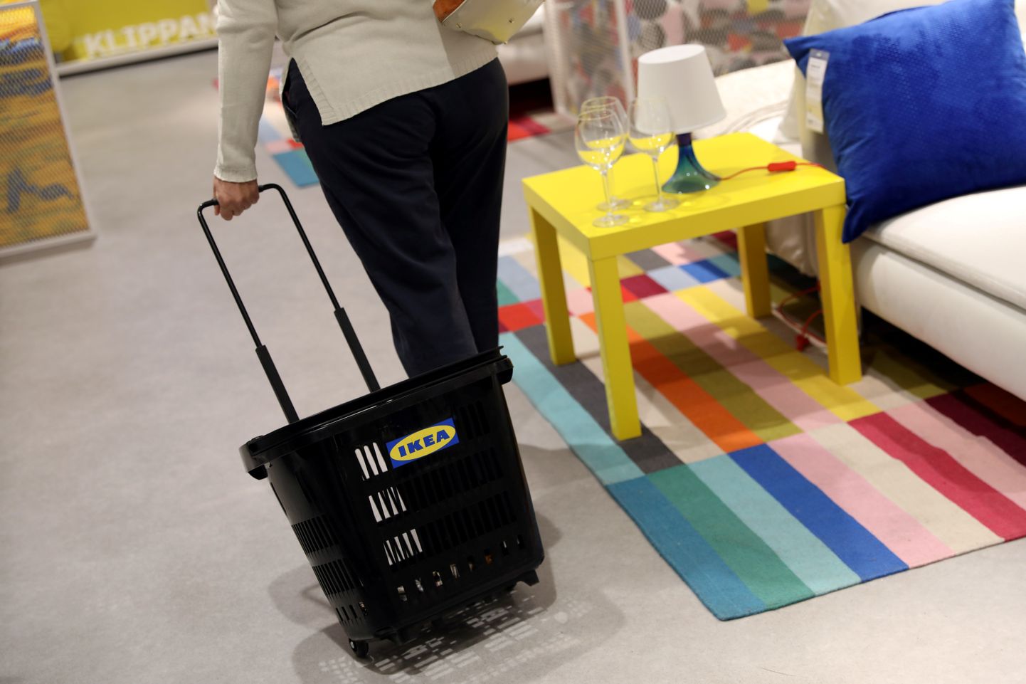 FILE PHOTO: A customer shops at an IKEA store in Madrid, Spain, October 10, 2018. REUTERS/Susana Vera/File Photo