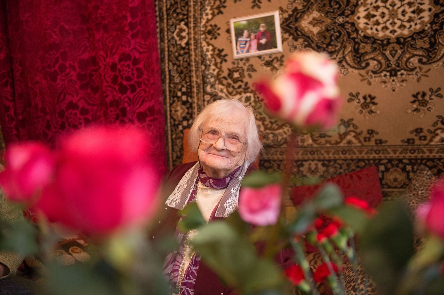 Герта Виролане отметила 105-й день рождения.