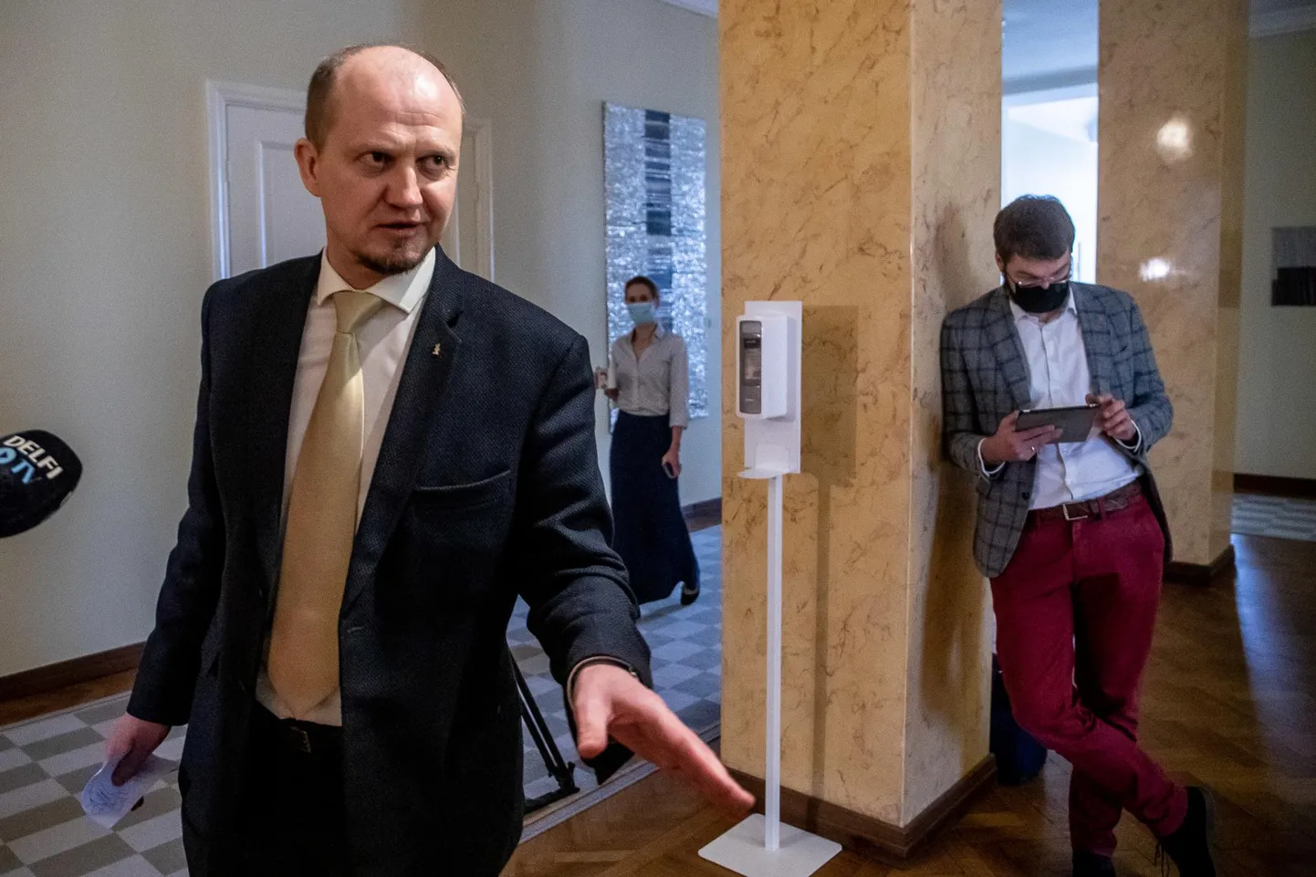 Põhiseaduskomisjoni esimees Anti Poolamets suutis vaatamata opositsiooni vastupanule abielureferendumi eelnõu suurde saali saata.