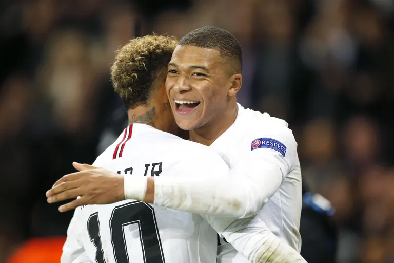Kylian Mbappe ja Neymar.