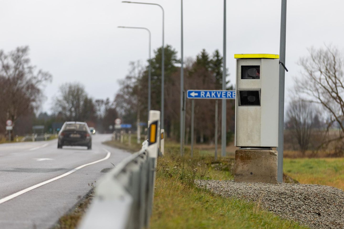 Kiiruskaamera Arknal Tallinna–Narva maanteel.